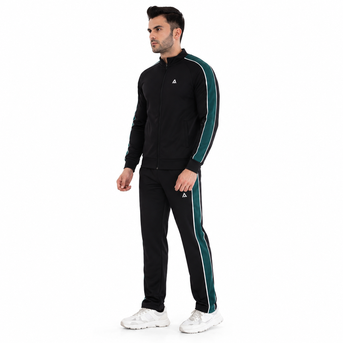 Men's contrast stripe performance tracksuit