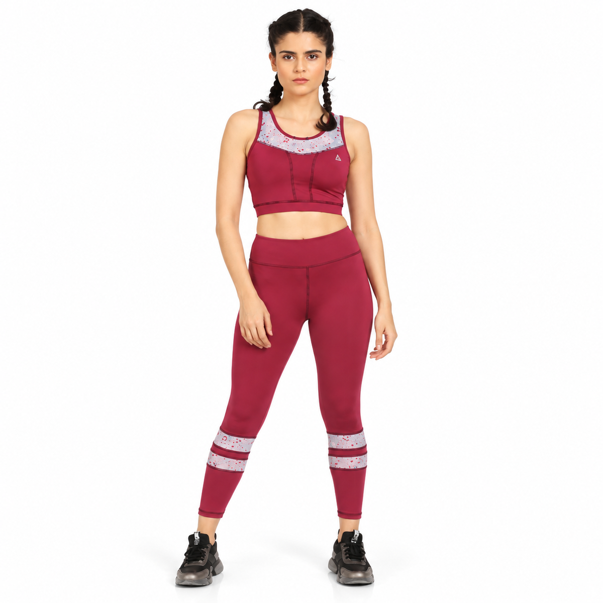 Womens Knits Bra N Legging Set