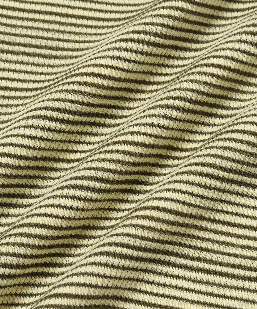 Striped Waffle LS Tee